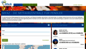 What Mifaz.de website looked like in 2021 (5 years ago)