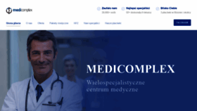What Medicomplex.pl website looked like in 2021 (3 years ago)