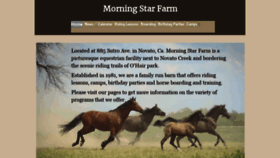 What Morningstarfarm.info website looked like in 2021 (3 years ago)