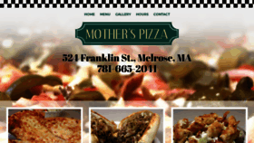 What Motherspizzamelrose.com website looked like in 2021 (3 years ago)