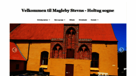 What Magleby-stevns-holtug-kirker.dk website looked like in 2021 (3 years ago)