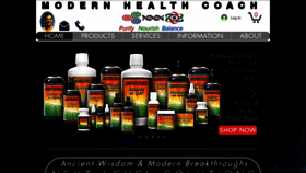 What Modernhealthcoach.com website looked like in 2021 (3 years ago)