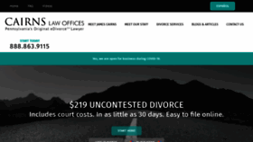 What Mypadivorcelawyer.com website looked like in 2021 (3 years ago)
