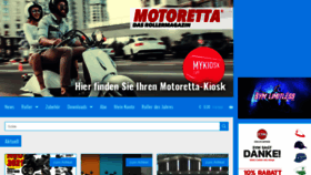 What Motoretta.de website looked like in 2021 (3 years ago)