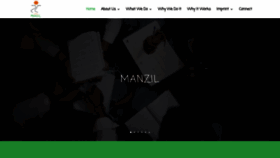 What Manzil.in website looked like in 2021 (3 years ago)