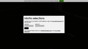What Miotto-selections.com website looked like in 2021 (3 years ago)