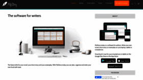 What Mystory.today website looked like in 2021 (3 years ago)