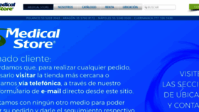 What Medicalstoremexico.com.mx website looked like in 2021 (3 years ago)