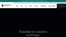 What Melbournecatholic.org website looked like in 2021 (3 years ago)