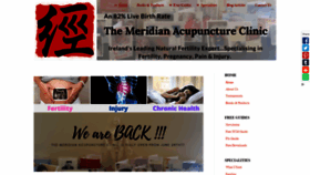 What Meridian-acupuncture-clinic.com website looked like in 2021 (3 years ago)