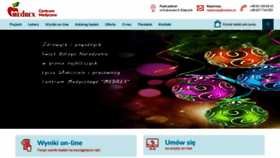 What Medrex.pl website looked like in 2021 (3 years ago)