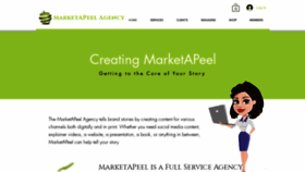 What Marketapeel.agency website looked like in 2021 (3 years ago)