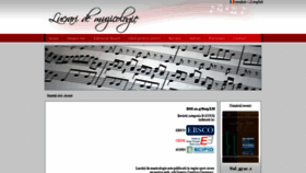 What Musicologypapers.ro website looked like in 2021 (3 years ago)