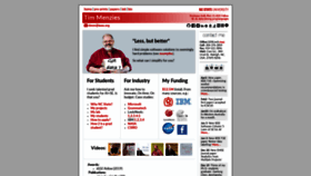 What Menzies.us website looked like in 2021 (3 years ago)