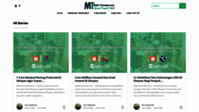 What Mahirtransaksi.com website looked like in 2021 (3 years ago)