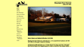 What Mountainrunkennel.com website looked like in 2021 (5 years ago)