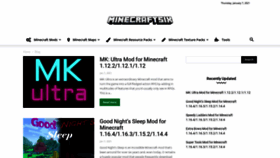 What Minecraftsix.com website looked like in 2021 (3 years ago)