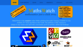 What Mathswatch.co.uk website looked like in 2021 (3 years ago)
