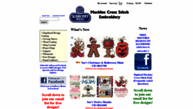What Machinecrossstitch.com website looked like in 2021 (3 years ago)