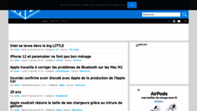 What Macbidouille.com website looked like in 2021 (3 years ago)