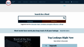 What M-w.com website looked like in 2021 (4 years ago)