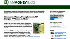 What Mymoneyblog.com website looked like in 2021 (3 years ago)