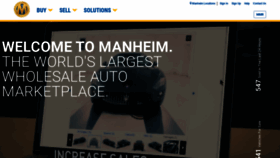 What Manheim.com website looked like in 2021 (3 years ago)