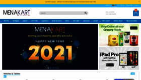 What Menakart.com website looked like in 2021 (4 years ago)