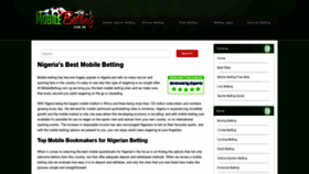 What Mobilebetting.com.ng website looked like in 2021 (3 years ago)