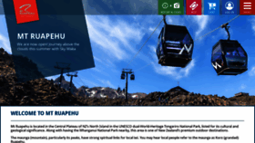 What Mtruapehu.com website looked like in 2021 (3 years ago)