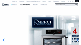 What Mercishop.eu website looked like in 2021 (3 years ago)