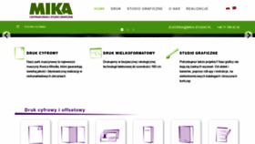 What Mika-studio.pl website looked like in 2021 (3 years ago)