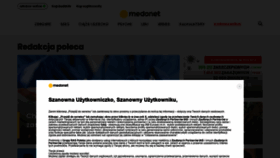 What Medonet.pl website looked like in 2021 (3 years ago)