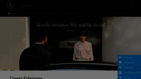 What Mercedes-benz.de website looked like in 2021 (4 years ago)