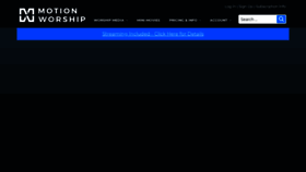 What Motionworship.com website looked like in 2021 (3 years ago)