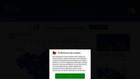 What Meteobelgique.be website looked like in 2021 (4 years ago)