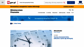 What Mf.gov.pl website looked like in 2021 (3 years ago)