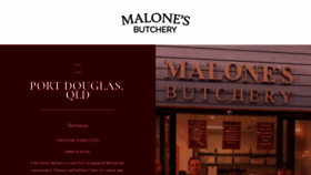 What Malonesbutchery.com website looked like in 2021 (3 years ago)