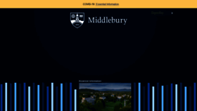 What Middlebury.edu website looked like in 2021 (3 years ago)