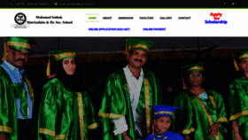What Mohamedsathakschool-edu.in website looked like in 2021 (3 years ago)