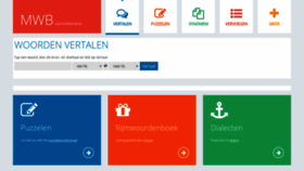 What Mijnwoordenboek.nl website looked like in 2021 (3 years ago)