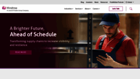 What Mindtree.com website looked like in 2021 (3 years ago)
