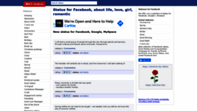 What Max-status.com website looked like in 2021 (4 years ago)