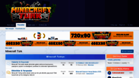 What Minecraftturk.net website looked like in 2021 (3 years ago)