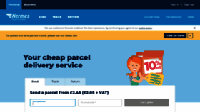 What Myhermes.co.uk website looked like in 2021 (3 years ago)