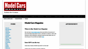What Modelcarsmag.com website looked like in 2021 (3 years ago)