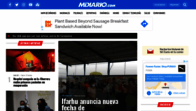 What Midiario.com website looked like in 2021 (3 years ago)
