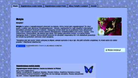 What Motyle-motyle.pl website looked like in 2021 (4 years ago)
