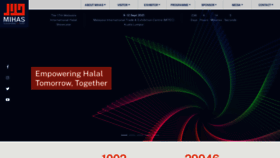 What Mihas.com.my website looked like in 2021 (3 years ago)