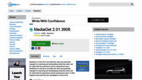 What Mediaget.updatestar.com website looked like in 2021 (3 years ago)